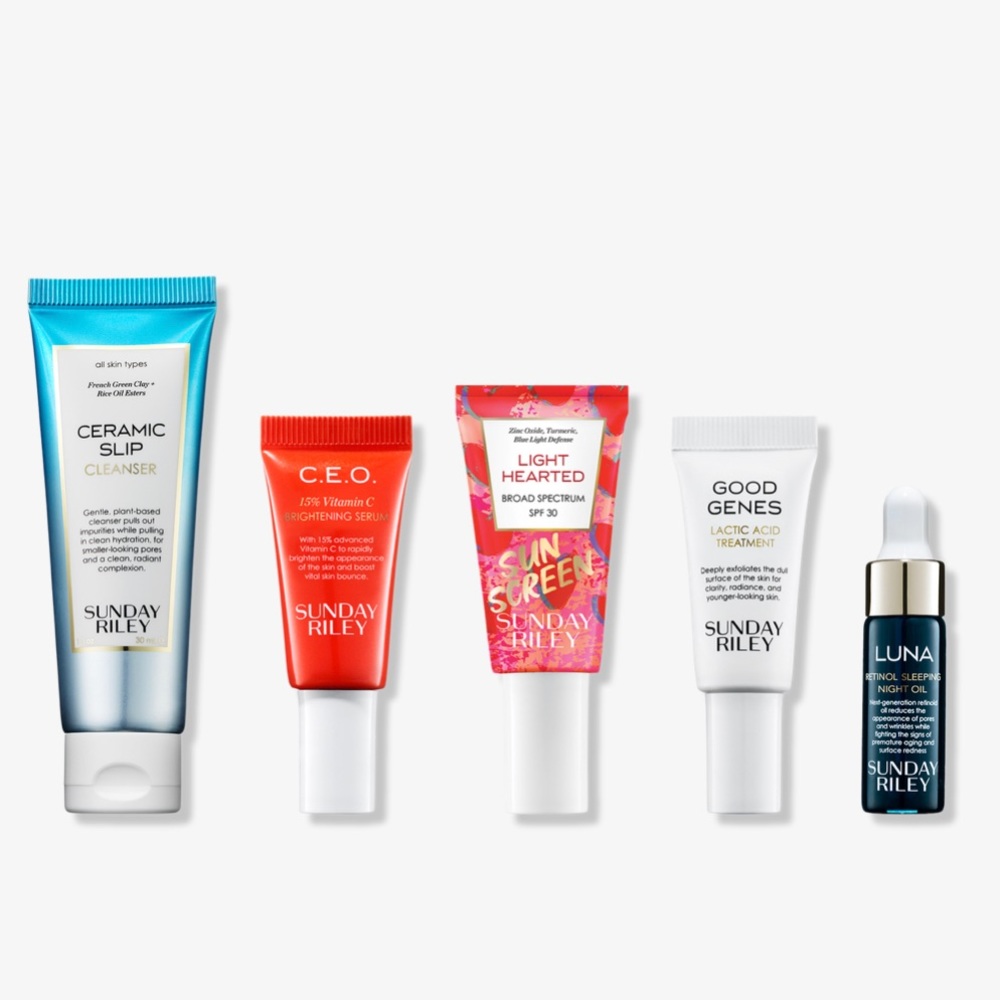 SUNDAY RILEY 5Pcs Skincare Set